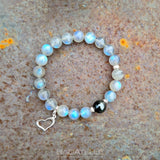 Лабрадорит | Обсидиан | Серебро 925